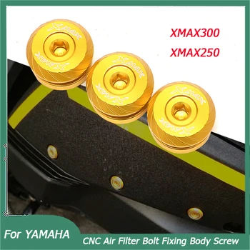 Motocyklové Príslušenstvo CNC vzduchový Filter Skrutky Upevňovacie Body Skrutku Pre YAMAHA XMAX300 XMAX250 X-MAX300 X-MAX 250 2017-2021 2020 2019