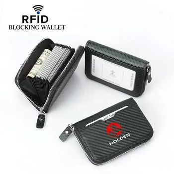 Pre Holden Uhlíkových Vlákien ID Karty Kreditné Karty Držiteľ Karty Taška RFID Anti-Magnetické Multi-Funkcia Multi-Card Kabelku