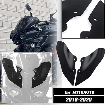 Motocykel Svetlometu Obrazovke Strane Kapotáže Kryt Vedúci Svetlo Lampy Chránič Pre Yamaha MT FZ 10 MT10 FZ10 2016-2019