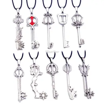 Anime Kingdom Hearts Sora Zbraň náhrdelník Kovové Ozdoby Cosplay príslušenstvo