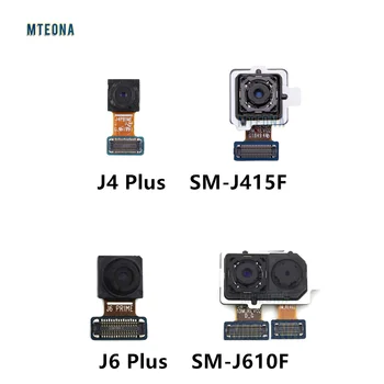 Originálne Predné Zadné Kamera Pre Samsung Galaxy J4 J6 Plus J4+ J6+ J415 J610 Selfie Čelnej Zadná Kamera Modul Oprava Náhradných Dielov