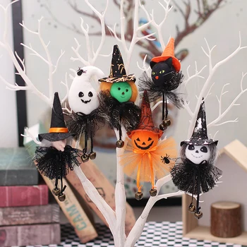 Halloween Ghost Čarodejnice Tekvica Anonymný Bábika Horor Hrozivo Visí Dekor Prívesok Vianoce, Halloween Party Dekorácie, Ozdoby