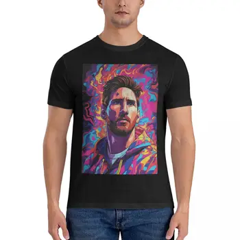 OSLAVA Lionel A Andrﾩs A Messi A Argentína Č. 10 KOZA Karikatúra 89 Jedinečné Tričko Dospelých T-shirt USA Veľkosť