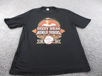Dizzy Dekan World Series Tričko Pánske Malý Čierny Polyester 2018 Grafické Tričko Mužov s dlhými rukávmi