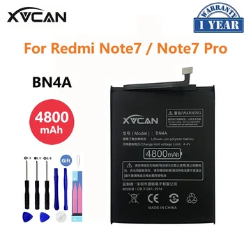 Pôvodné XVCAN BN4A 4800mAh Batérie Pre Xiao Redmi Poznámka 7 Note7 Pro 7Pro Note7Pro Vysokou Kapacitou Telefón Náhradné kontakty batérie