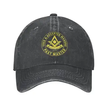 Osobné Bavlna Slobodomurárstva Freemason šiltovku Vonkajšie Mužov, Žien Nastaviteľné Mason Slobodomurárstva Otec Klobúk Lete