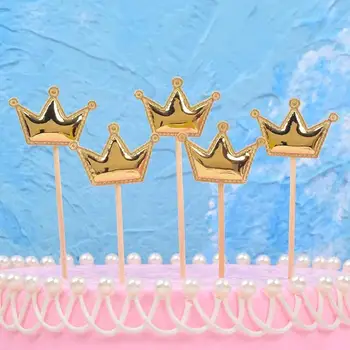 30 Ks Star Tortu Vňaťou Happy Birthday Party Svadobné Srdce Crown Cake Zdobenie Deti Baby Sprcha Dievča Vňaťou Dekor