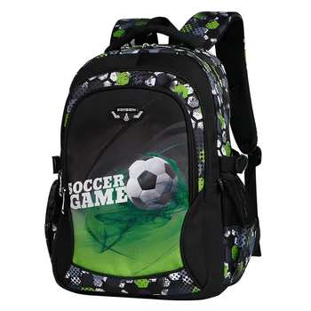 tlač futbal aktovka roztomilé anime batoh cestovná taška soccers školské tašky pre dospievajúcich chlapcov mochila lech infantil menino