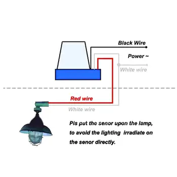 Automatické Vypnutie Fotobunky Pouličné Lampy Light Switch Radič Foto Control Photoswitch Senzor Prepnite Prepínač Príslušenstvo