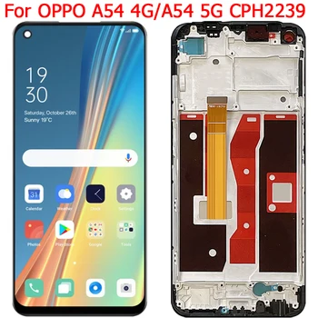 Pre OPPO A54 5G CPH2195 Displej LCD Displej S Rámom 6.5