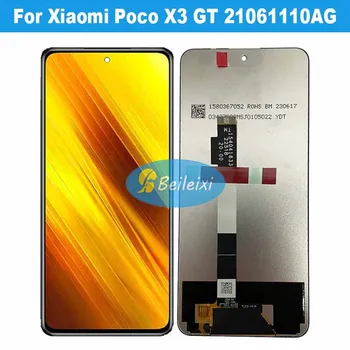 Pre Xiao Poco X3 GT 21061110AG LCD Displej Dotykový Displej Digitalizátorom. Montáž Pre Xiao Poco X3 GT