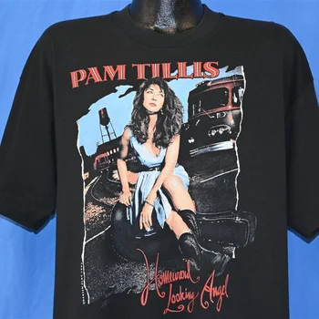 90. rokov Pam Tillis Homeward Hľadá Anjel Country Hudby Album tričko XXXL