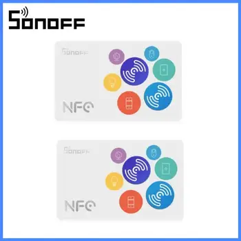 SONOFF NFC Tag 215 Čip 540 Bytov Inteligentné Značky Automatizácie Skratky Ťuknite na položku spustiť Smart Scény Kompatibilný S podporou NFC Telefóny