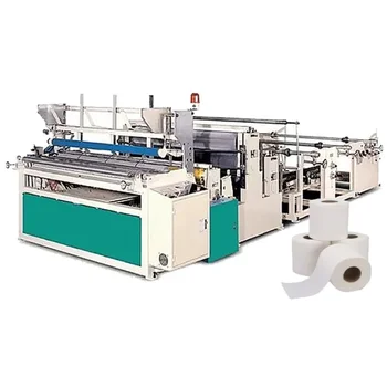 Yugong Značka Toaletného Papiera Rewinding Stroj Toaletného Papiera, Buničiny Stroj Na Výrobu Wc Tissue Papiera Jednotného Roll Baliaci Stroj