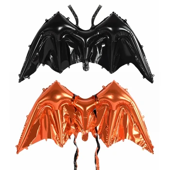 Hallloween Bat Krídla Balón Black Nositeľné Okrídlený Fólie Ballon Nafukovacie Deti Hračky Halloween Party Vzduchu Globos Dekorácie, Rekvizity