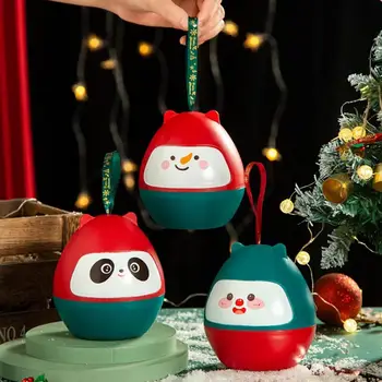 Veselé Vianoce Candy Darčeka Nové Silné A Robustné Cookie Políčok Pre Štedrý Deň Roztomilý Objemné Tvar Vianočné Cukrovinky Cookie Boxy