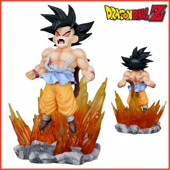 Na Sklade Anime Dragon Ball Z 18 cm Ssj4 Goku Obrázok Goku Transformovať Ozaru Akčné Figúrky Pvc Sochy, Dekorácie, Hračky Model Darček