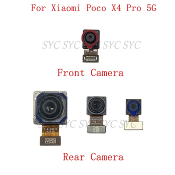 Originálne Zadné zadný Fotoaparát na Prednej strane Flex Kábel Pre Xiao Poco X4 Pro 5G Hlavné Veľká Malá Kamera Modul Náhradné Diely