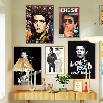 Lou Reed, Spevák Plátno Na Maľovanie Plagátu Vytlačí Na Stenu Umenie Plagátu Pre Moderné Rodiny, Obývacia Izba Domova