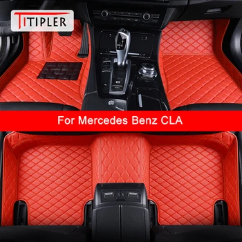 TITIPLER Vlastné Auto Podlahové Rohože Pre Mercedes Benz CLA C117 C118 X117 X118 Auto Príslušenstvo Nohy Koberec