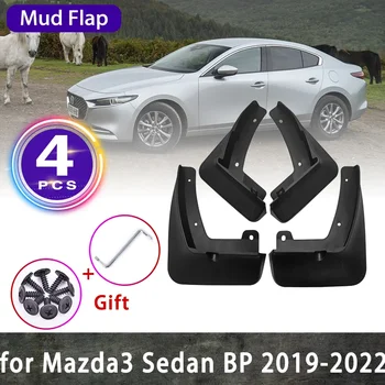 Blatníky Pre Mazda 3 Axela Mazda3 2019 2020 2021 2022 Sedan BP Blato Klapky Splash Stráže Blatník Svetlice Stráže Auto Kryt Príslušenstvo