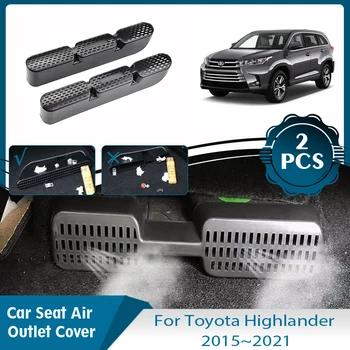 Pre Toyota Highlander Kluger XU50 2015~2021 Pod Sedadlá, Klimatizácia Zásuvky, Kryty Proti Upchávaniu Ochranné Auto Príslušenstvo