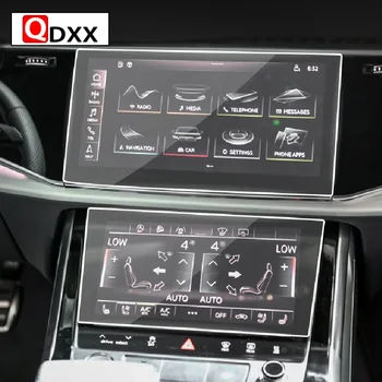 Pre Audi Q7 Q8 2020-2021 Auta GPS navigácie film na LCD obrazovke Tvrdené sklo ochranný film Anti-scratch Film Príslušenstvo