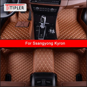 TITIPLER Vlastné Auto Podlahové Rohože Pre Ssangyong Kyron Auto Príslušenstvo Nohy Koberec