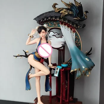 46 cm Anime Obrázok Chun-Li Pvc Sexy Socha Model Bábiky Figúrka Veľkosť Akčné Figúrky Darčeky Zberateľskú Stôl Dekor Dospelých