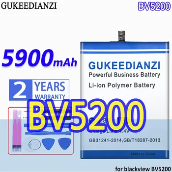 Vysoká Kapacita GUKEEDIANZI Batérie Li616077PHTT 5900mAh pre blackview BV5200