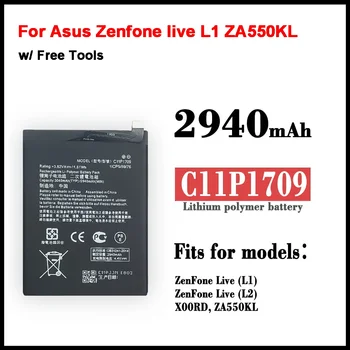  Nové C11P1709 Telefón Batéria Pre Asus Zenfone Live L1 ZA550KL X00RD 3040mAh Vysoká Kapacita