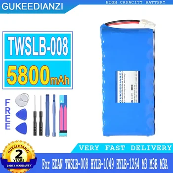 GUKEEDIANZI Veľké Batérie, 5800mAh,Pre TWSLB008, TWSLB-1049, HYLB-1264, M3, M3B, M3A, TWSLB008