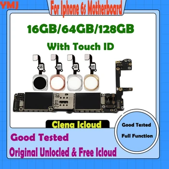 Pre iPhone 6S 4.7 palcový Celan iCloud Doske Pôvodné Odomknúť Pre Iphone 6S 16 g/64 g/128g Logic Board 100% Testované Doske