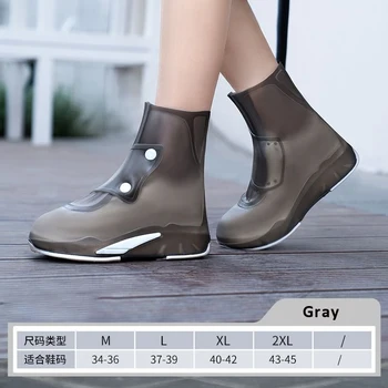 Dážď topánky pre ženy, mužov, nepremokavé topánky sa vzťahuje na obuv vysoko kvalitné gumené topánky non-slip dvojité tlačidlo plus veľkosť Gamaše