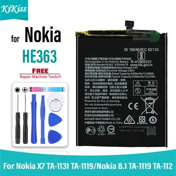 HE362 HE363 Náhradné Batérie Pre Nokia 8.1 2018 / X7 TA-1119 TA-1128 Mobilný Telefón Akumulátor