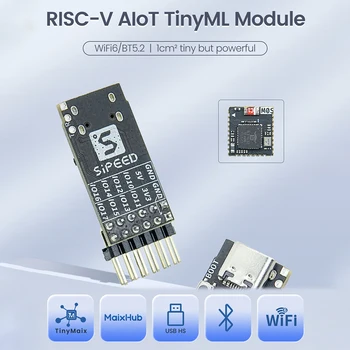 Sipeed M0S Dock Tinyml RISC-V BL616 Bezdrôtový Wifi6 Modulu Vývoj Doska Bluetooth-kompatibilné 5.2 Podpora pre Zigbee
