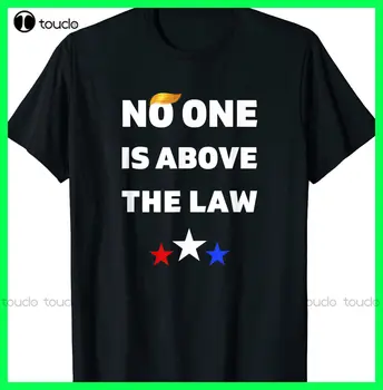 Nikto nie Je Nad Zákonom,Anti-Tromf 2024 Pro Biden Politické Tričko Bavlna Vonkajší Jednoduché Vintage Bežné Tee Košele Xs-5Xl