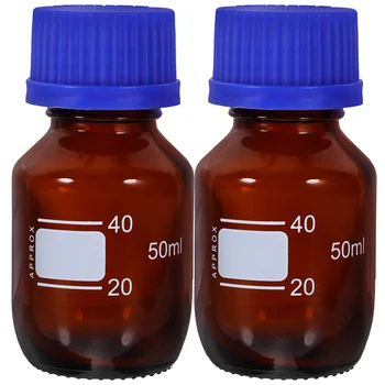 Chemického Činidla Fľaša s Modrým Spp Sklenené Nádoby na Kvapaliny Prázdne Fľaše