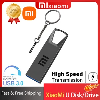 2023 Pôvodný Xiao U Disku Flash Vysokú Rýchlosť SSD USB 3.1 Pen Drive Key OTG High Speed 1 TB 2TB Mini Veľké Kapacity, Notebook