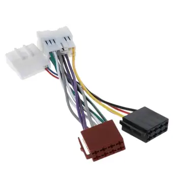 Autorádio ISO Kabeláž Postroj Stereo Plug Adaptér Konektor pre MeGANE 3, Šírku 3 (JZ), Tungo 2