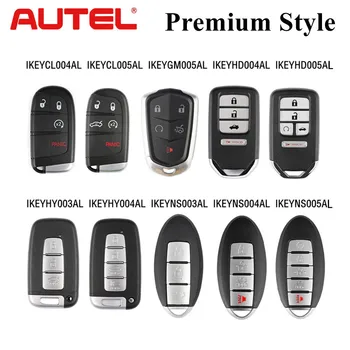 AUTEL Premium Style Univerzálna Smart Key pre Chrysler/Cadillac/Honda/Hyundai/Nissan Používa s MaxiIM KM100 KM100E IM508 IM608 PRO