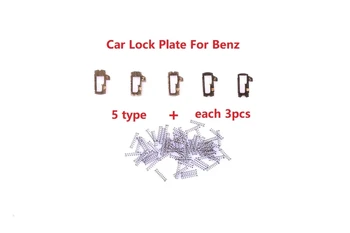(15pcs Pol plechu) na Mercedes Benz Auto Lock Reed benc Zámok Doska Pre Honda Auto Lock Opravy Príslušenstva zámočník Nástroj