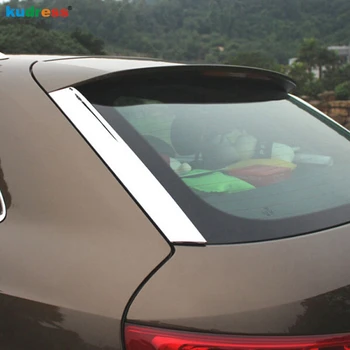 Pre Audi Q3 2013 2014 chrómové Doplnky Piliera C Zadné Okno Strane Dekoratívny Kryt Trim Okenné Dekorácie 2ks/set