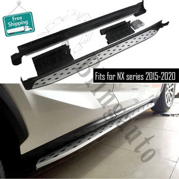 Hodí sa pre L exus prijímac nx200 2015-2020 2ks vľavo, vpravo so systémom správnej strane kroky nerf bar auto pedál bočné schody