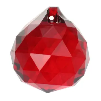 30 mm Red Crystal Ball Hranoly